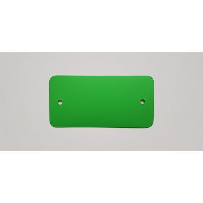 Klika -  PEM labels 54x108 mm groen 2gaten 1000st