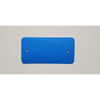 Klika -  PEM labels 64x118mm blauw2xgat rondehoek