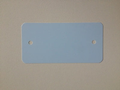Klika -  PEM labels 64x118mm lichtblauw2xgat rond