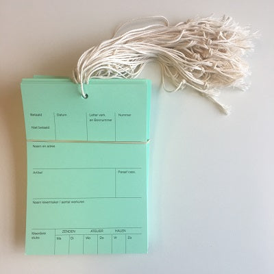 Klika - Etiketten-/Pumpenkarte 10,5x14,8cm grün 250 Stück 3 Stück