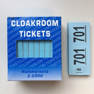 Klika -  Nummerblokjes 1-1000 =set 10 boek BLAUW