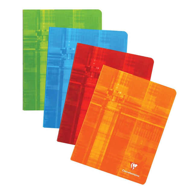 Clairefontaine – Notizbuch im Format 16,5 x 21 cm, 72 Seiten, kariert 5/5 mm, mit Rand