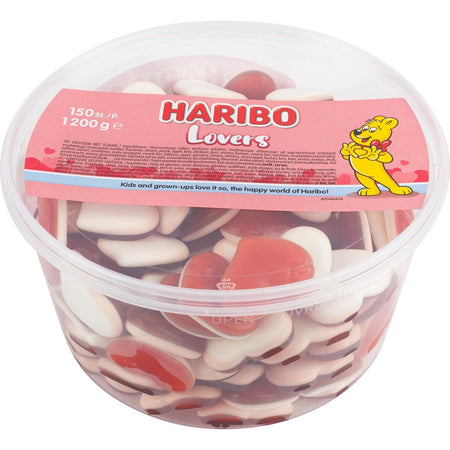 Haribo - Liebhaberbonbons, Glas mit 150 Stück
