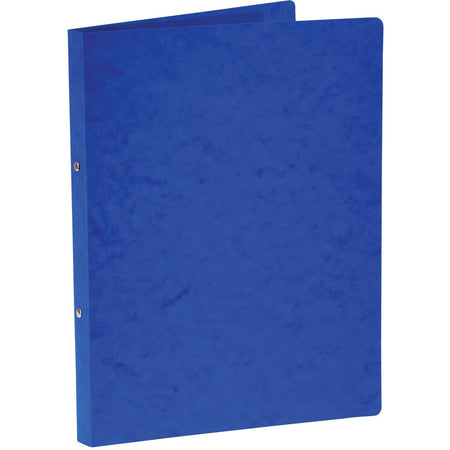 Bronyl - Ringordner, für ft A4, aus glänzendem Karton, 2 Ringe à 16 mm, blau