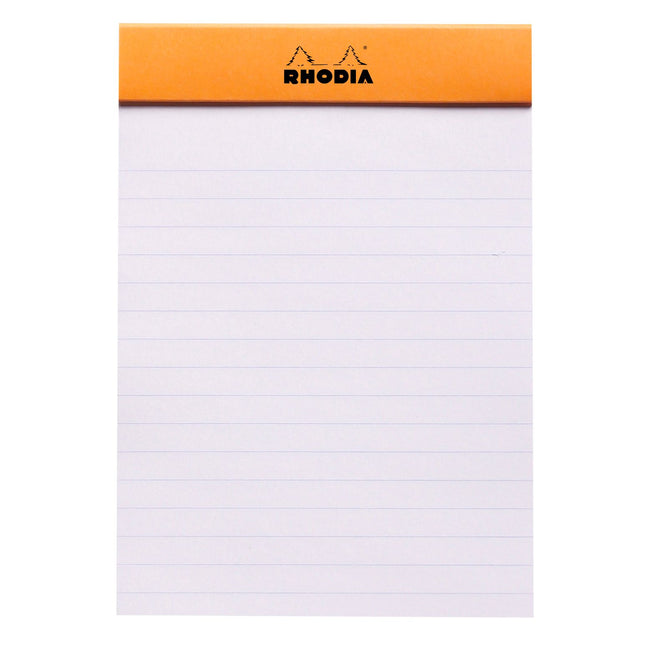 Rhodia -  Schrijfblok a6 lijn 80vel 80gr oranje | 10 stuks