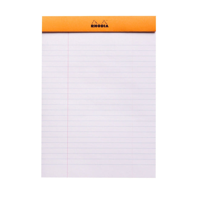 Rhodia -  Schrijfblok a5 lijn 80vel 80gr kantln or | 10 stuks