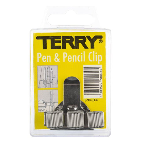 Terry - Stifthalter-Clip für 3 Stifte/Bleistifte silberfarben