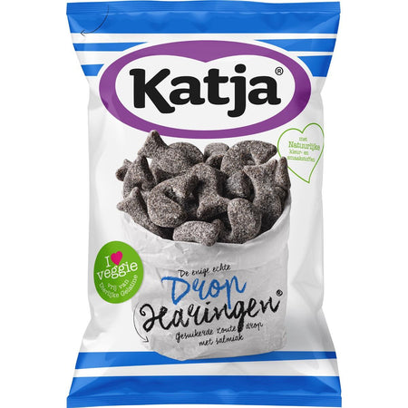 Katja - Lakritz-Hering, kandiertes Salz-Lakritz mit Salmiak, Beutel à 295 g