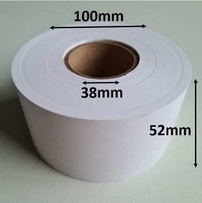 Klika - Thermorolle 52x100x38 mm weiß BPA-frei 40 Stück