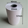 Klika - Thermorolle 57x40x12 mm weiß BPA-frei 200 Stück