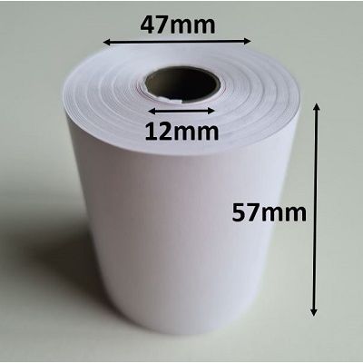 Klika - Thermorolle 57x47x12 mm weiß BPA-frei 180 Stück