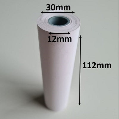Klika - Thermorolle 112x30x12 mm weiß BPA-frei 60 Stück