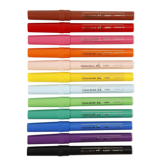 BIC Kids - Farbmarker Bickids Visacolor XL Eco 12St. sort