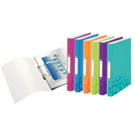 Leitz - WOW-Ringbuch, aus PP, ft A4, farblich sortiert