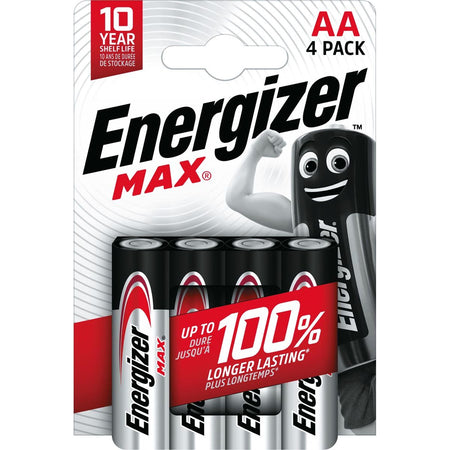 Energizer - Batterien Max AA, Blister mit 4 Stück