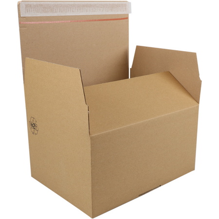 SendProof® - Autolock-Box | Wellpappe | 310x230x160mm | braun | 10 Stück