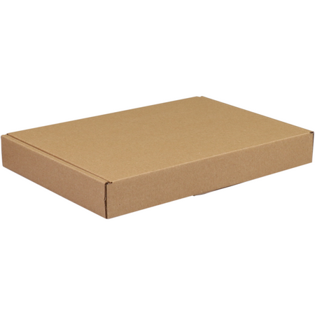 SendProof® - Versandkarton | A5 | Wellpappe | 220x155x28mm | mit Klappe | einzelne Welle | braun | 50 Stück