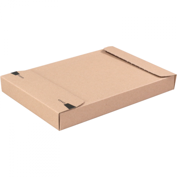 Brievenbusdoos 350x250x28mm A4+ E golf Bruin 25 stuks