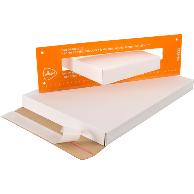 Klika - Versandkarton mit Streifen, ft 350 x 250 x 28 mm (A4+)