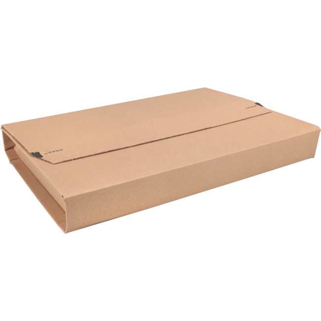 SendProof® – Buchverpackung 378 x 295 x 35/80 mm, unterschiedliche Höhe pro Stück
