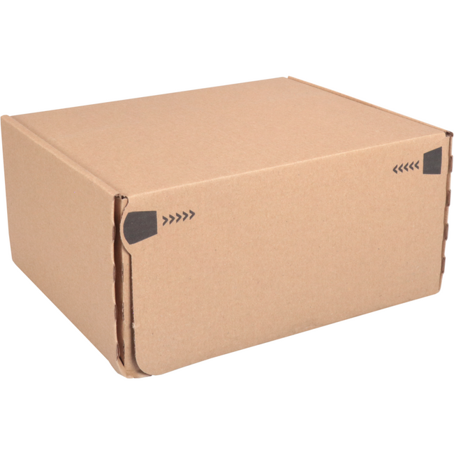 SendProof® - Postpaketkasten | Wellpappe | 192x155x91mm | braun | 20 Stück