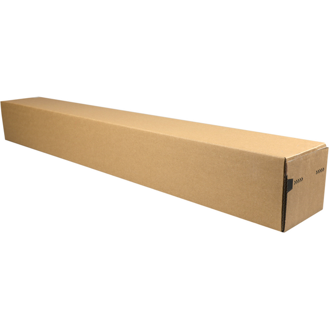 Karton-Versandrohr quadratisch 860x105x105mm braun pro Stück