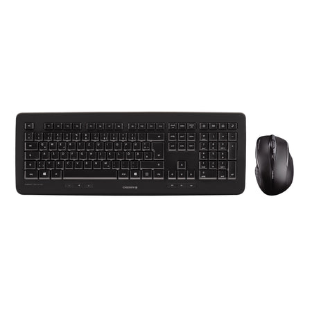 CHERRY -   DW 5100 toetsenbord Inclusief muis Universeel RF Draadloos Amerikaans Engels Zwart