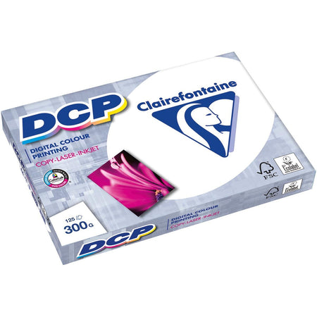 Clairefontaine - DCP-Präsentationspapier A3, 300 g, Packung mit 125 Blatt