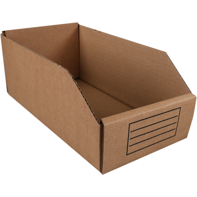 Klika - Bak | Wellpappe | Lagerbox | 271x149x112mm | braun | 50 Stück