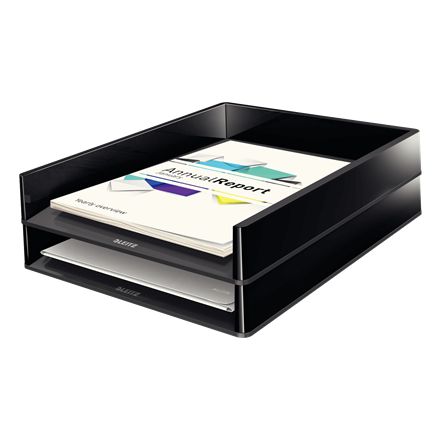 Leitz - Dual Black Briefablage schwarz