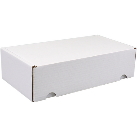 SendProof® - Postpaketkasten | Wellpappe | 190x280x70mm | gestanzt | weiß | 25 Stück