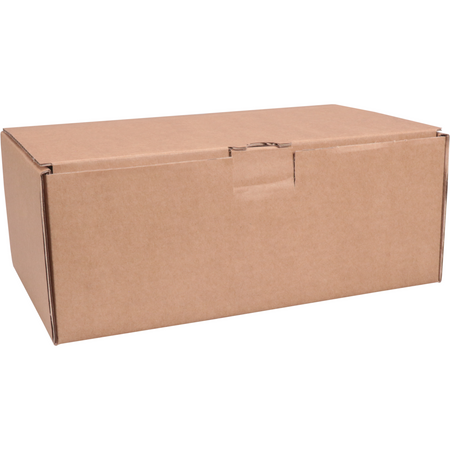 Klika - Faltschachtel | Wellpappe | 250x150x100mm | mit Steckklappe | einzelne Welle | braun | 50 Stück