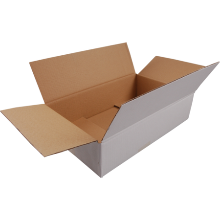 Klika - Amerikanische Faltschachtel 500x300x95mm weiß pro Stück
