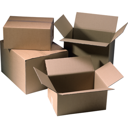 Klika - Amerikanische Faltschachtel | Wellpappe | 400x300x330mm | Doppelwelle | braun | 15 Stück