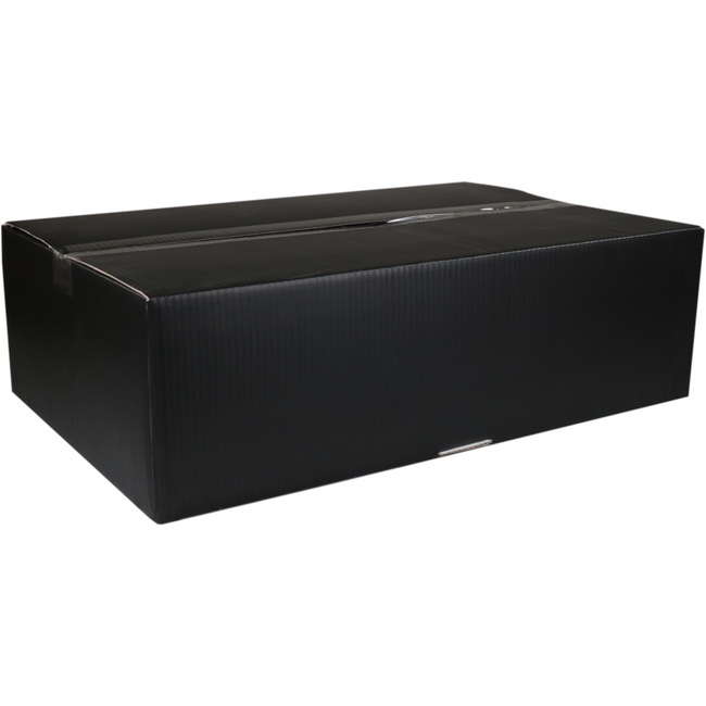 Klika - Postpaketkasten | Wellpappe | 570x377x170mm | mit Autolock-Boden | schwarz | 25 Stück