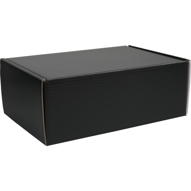 Klika - Postpaketkasten | Wellpappe | 335x218x123mm | schwarz | 25 Stück