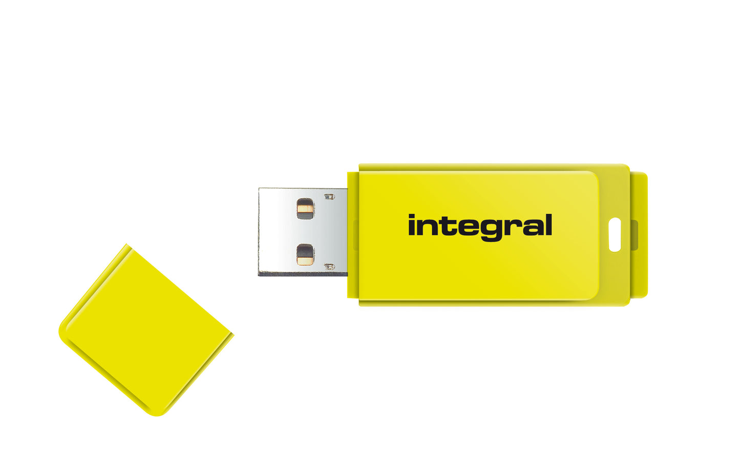 Integral - USB-Stick 2.0 16Gb neongelb