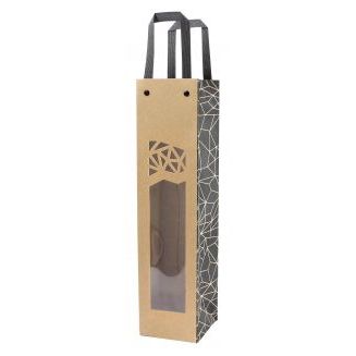 Timmers - Weinflaschentasche 1 Flasche 95+91x385mm Authentique (10 Stück)