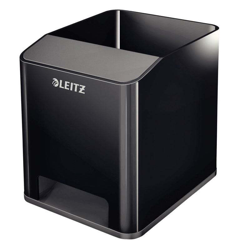 Leitz - Federmäppchen Duo Farbe Schwarz/Grau