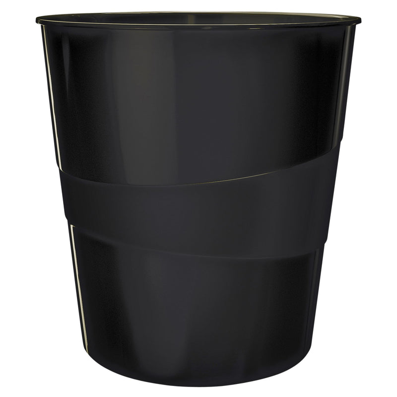 Leitz - Papierkorb WOW 15 Liter schwarz
