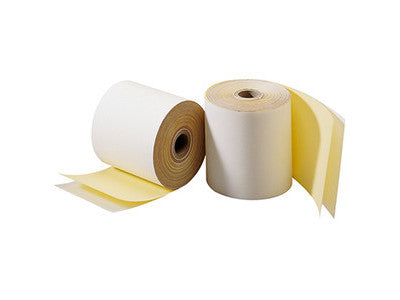 Klika - Duplo Druckerrolle 76x70x12 weiß/gelb 80 Stück