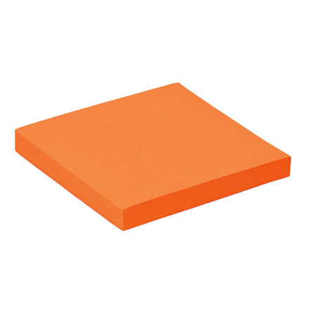Quantore - Notizblock 76x76mm neonorange 100 Blatt | 6 Stück