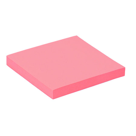 Quantore - Notizblock 76x76mm rosa 100 Blatt | 6 Stück