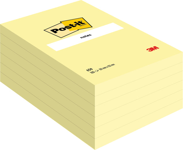 Memo-Block 3M nach-It 659 102x152mm gelb