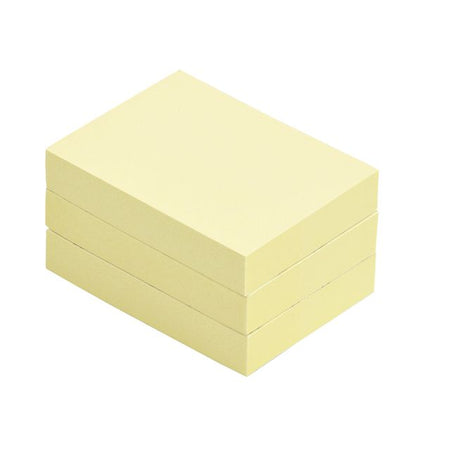 Quantore - Notizblock 38x51mm gelb 3 Stück
