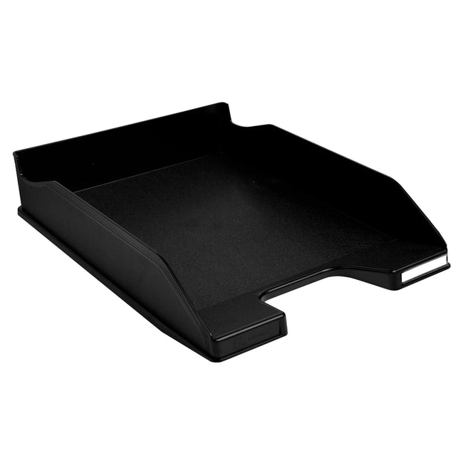 Exacompta - Briefablage Ecoblack schwarz | 6 Stück