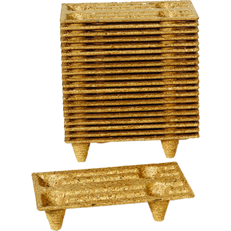 Pressholz - Holzfaserpalette | Holz | 60x40x12cm | braun | 1 Stk