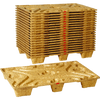 Pressholz - Holzfaserpalette | Holz | 120x80x13,5cm | braun | 1 Stk