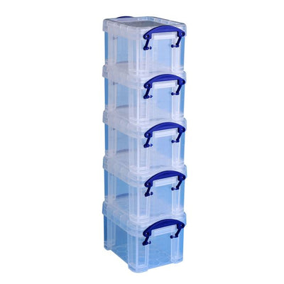 Wirklich nützlich - Aufbewahrungsbox 0,14 Liter 90x65x55mm 5 Stück