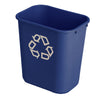 Rubbermaid - Papierkorb Recycling Medium 26L blau